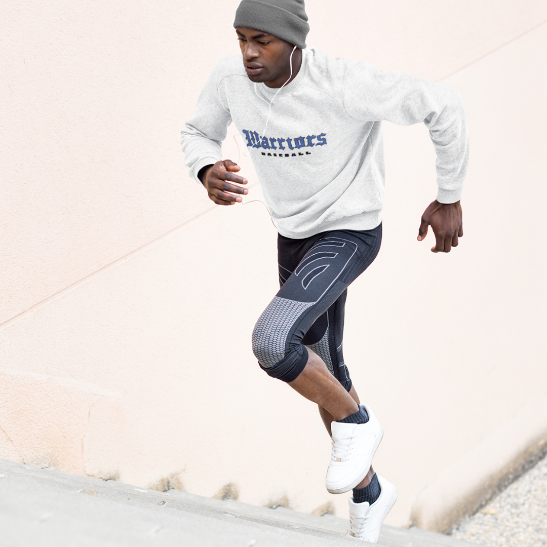 Warriors Baseball White Sweatshirt