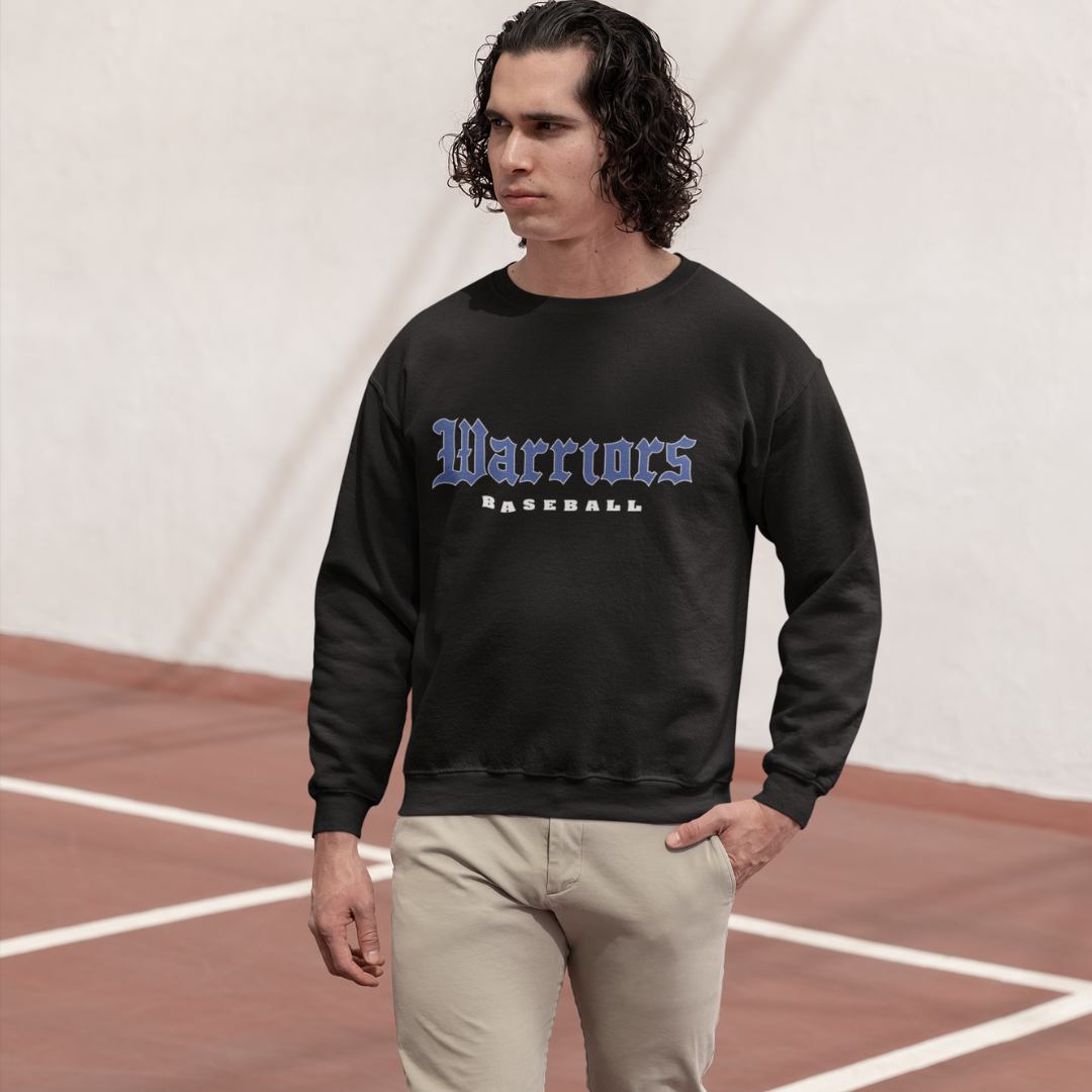 Warriors Baseball Black Sweatshirt