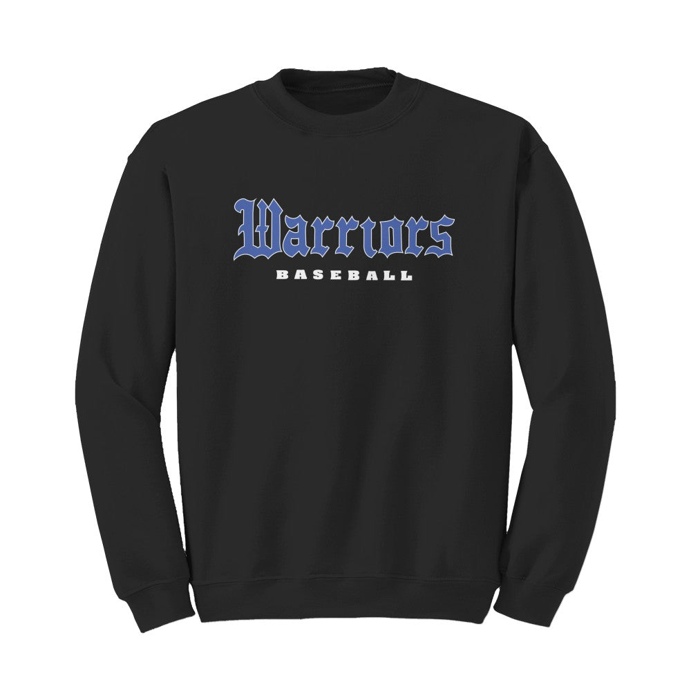 Warriors Baseball Black Sweatshirt